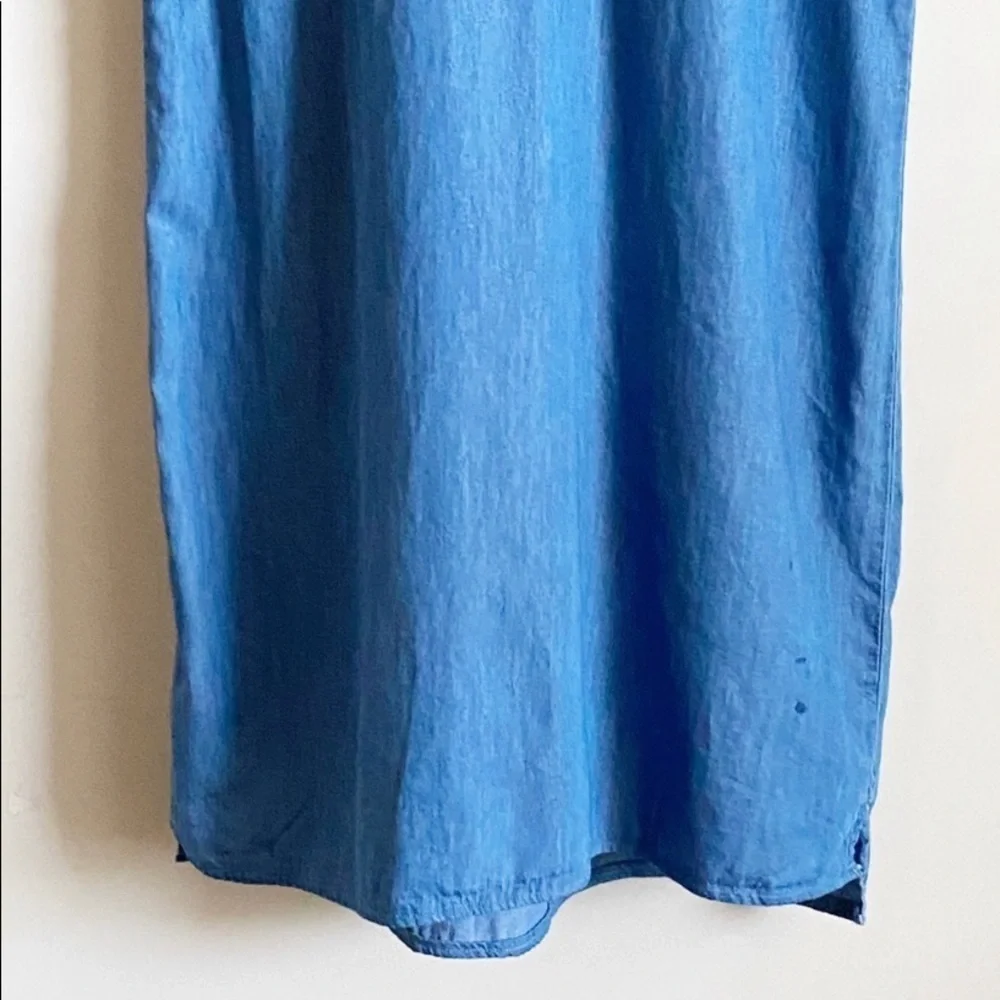 Beachlunchlounge Chambray Embroidery Dress M - Picture 5 of 7